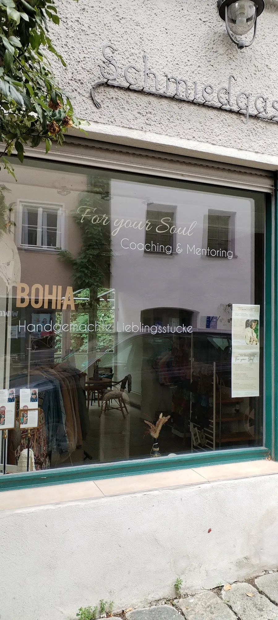 Schaufenster in der Schmiedgasse